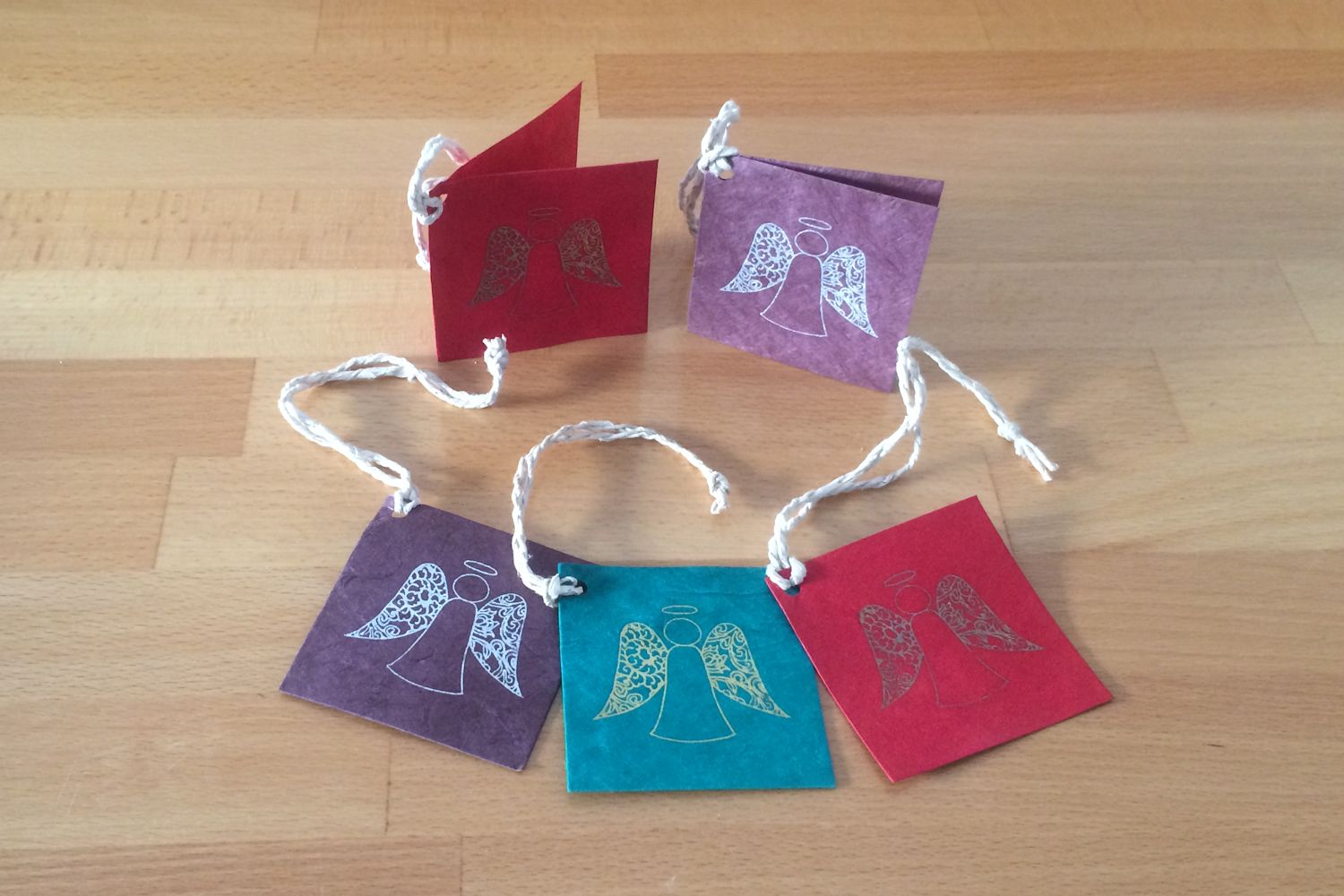 Fair Trade Angel Christmas Gift Tags