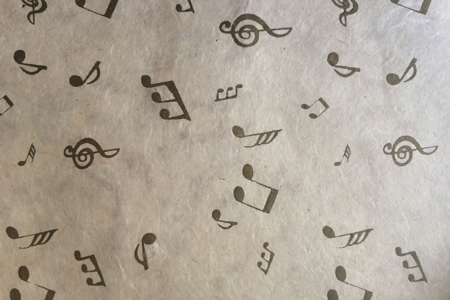 Fair Trade Musical Note Gift Wrap