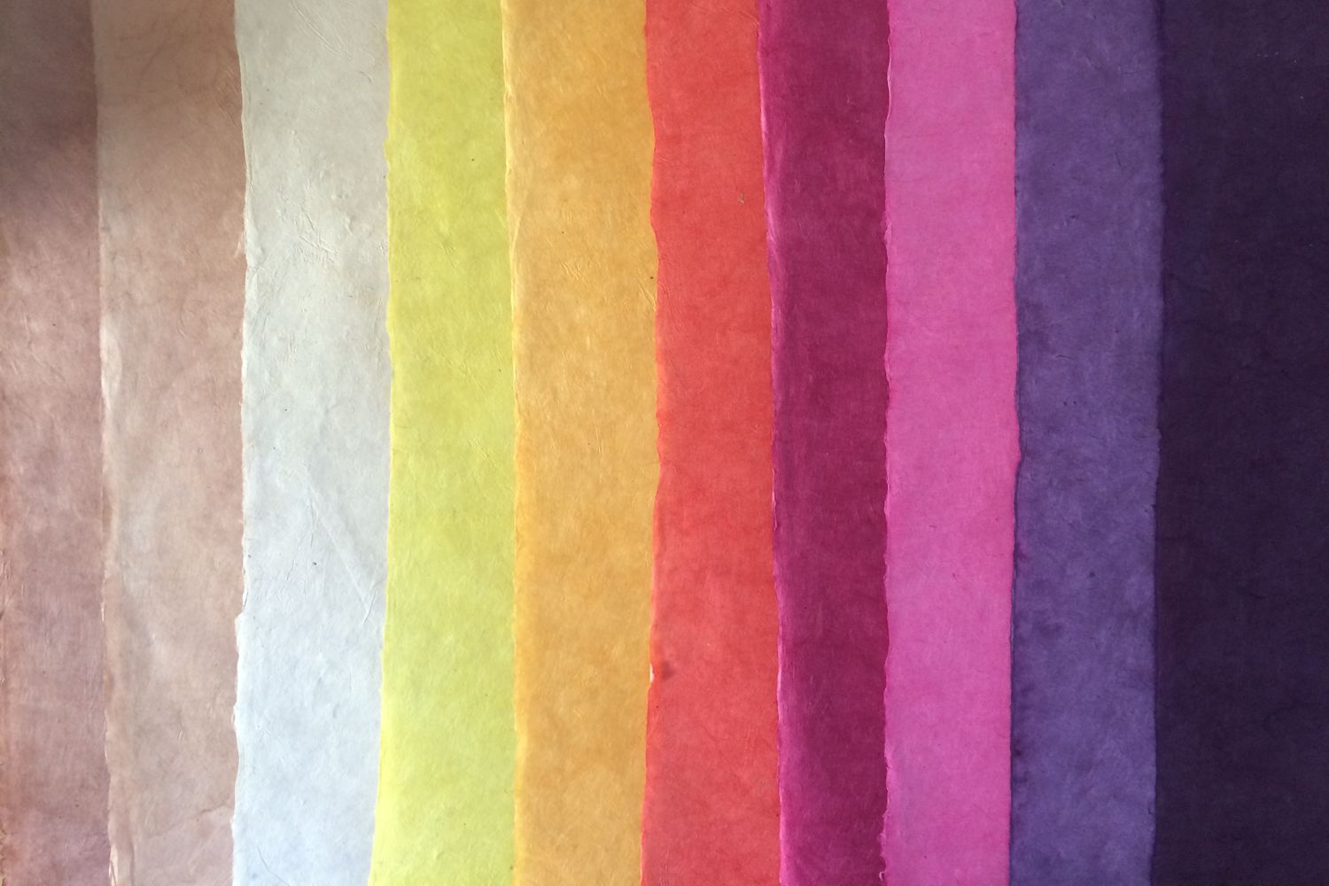 Fair Trade Plain Dyed Gift Wrap - Sample Sheets